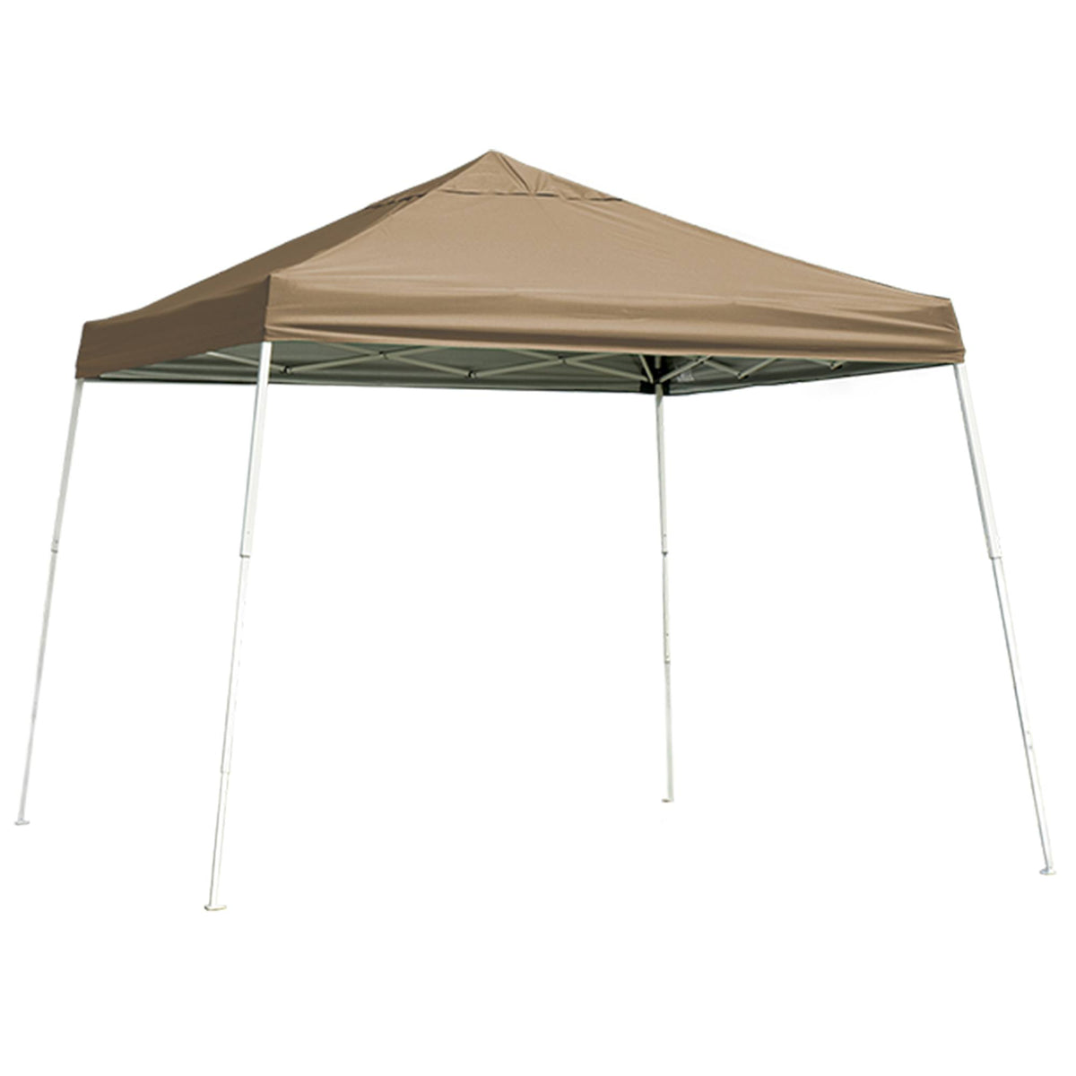 Pop Up Canopy 10 x 10 ft Slant Leg Desert Bronze R9124