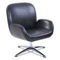 Distressed Brown Silver Lounge Chair M41441