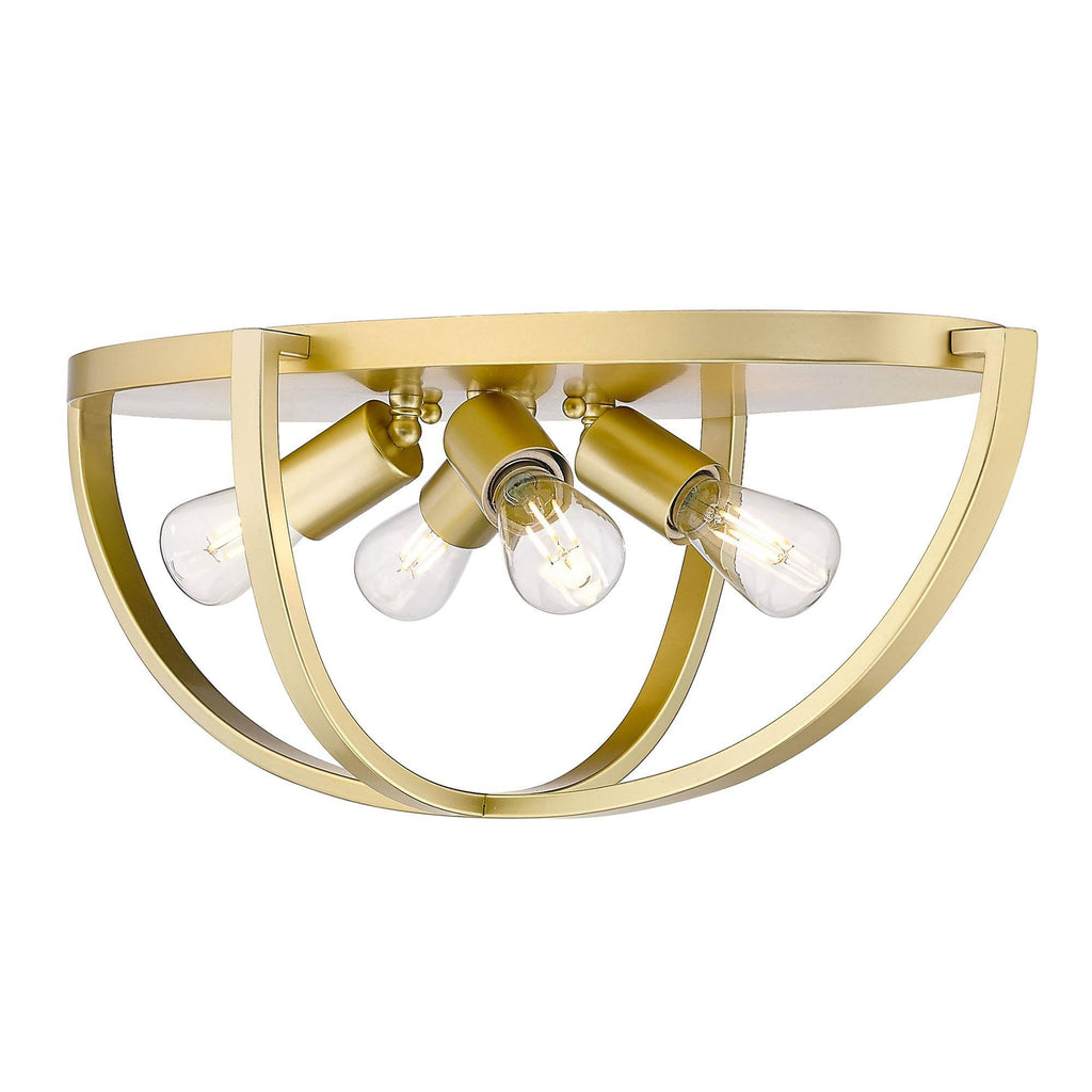 Olympic Gold Flush Mount R597321