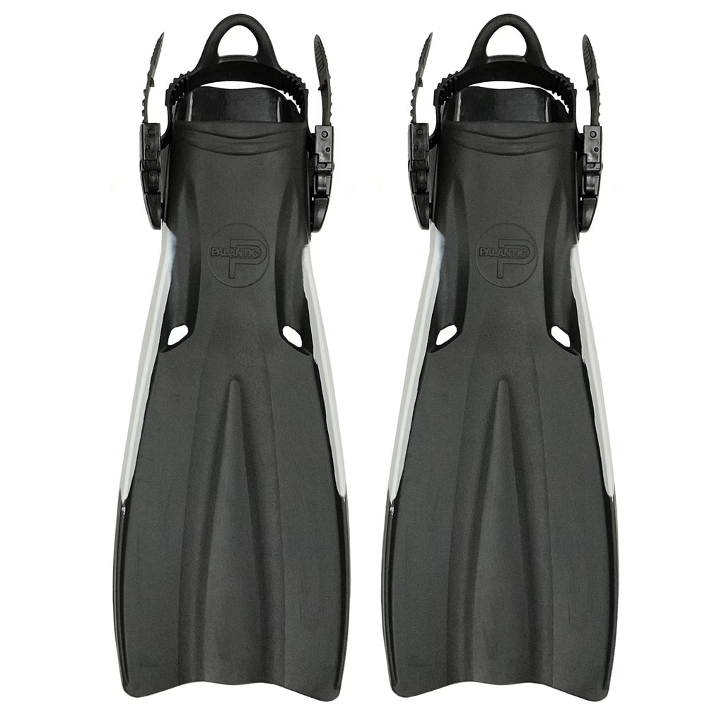 Black Rubber Dive Fins with Bag R286011