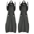 Black Rubber Dive Fins with Bag R286011