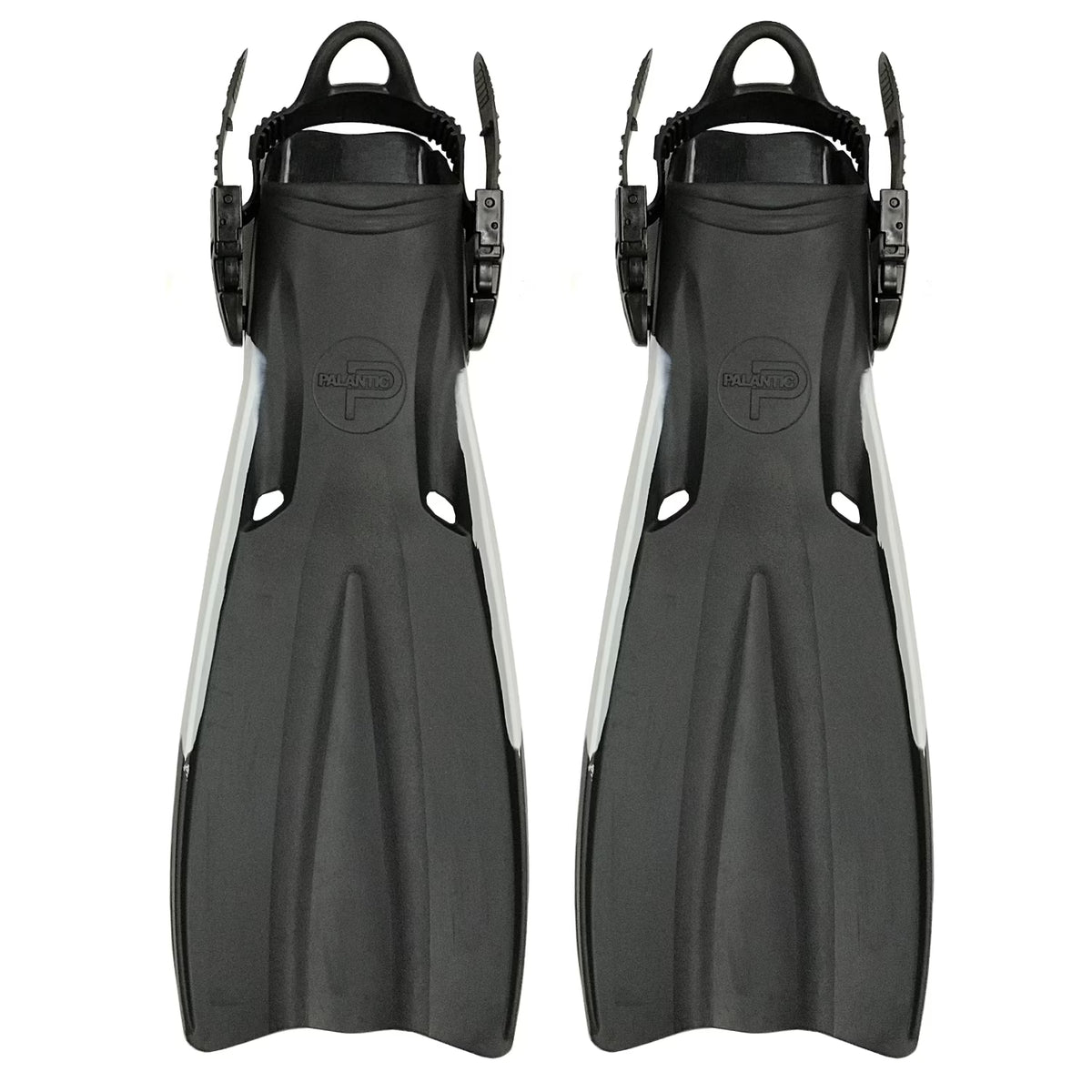 Black Rubber Dive Fins with Bag R286011