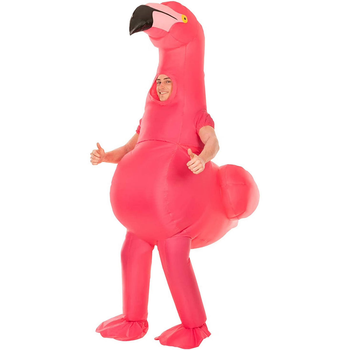 Pink Inflatable Flamingo Costume S189695