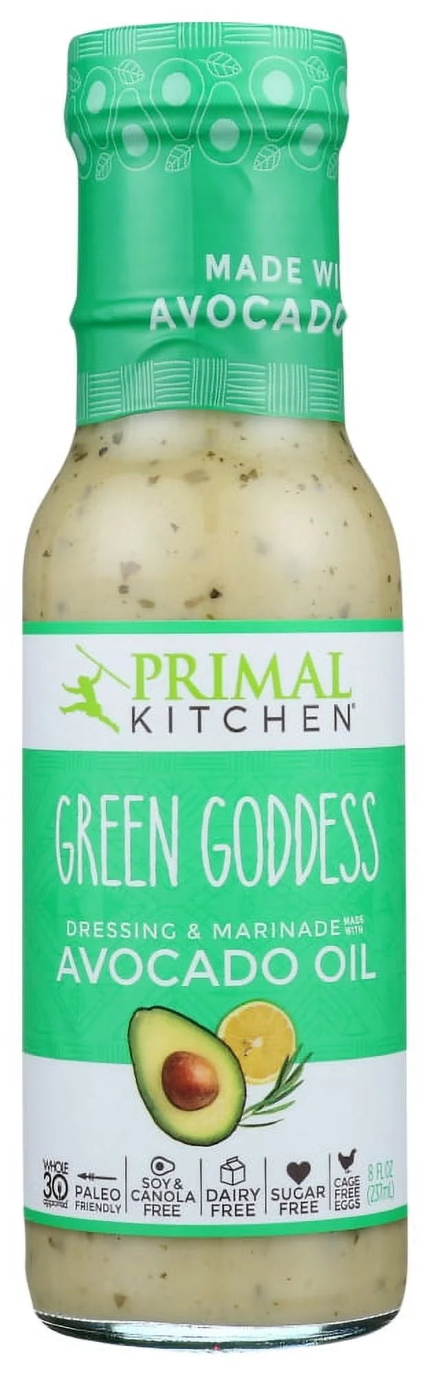 Green Goddess Dressing and Marinade with Avocado Oil, 8 Ounce W2832