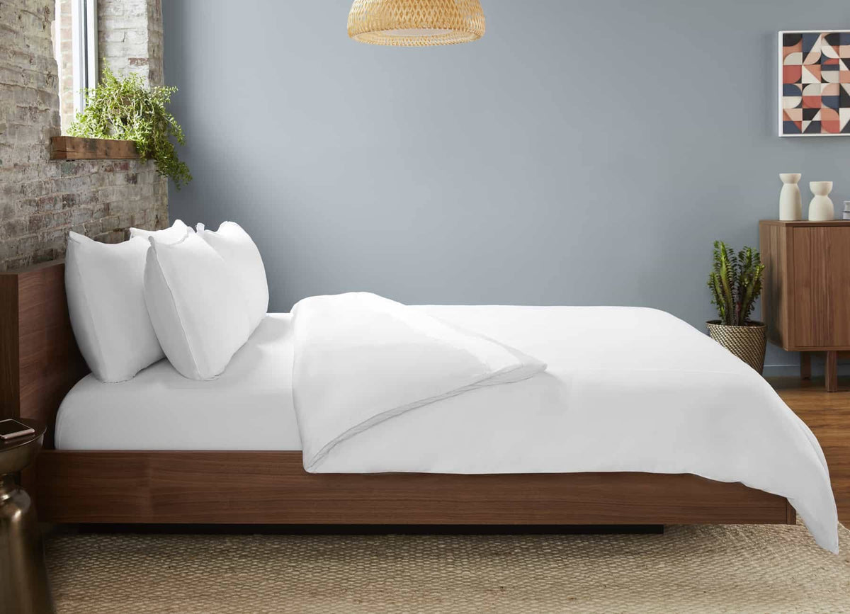 King/California King Performance Bed Sheet Set in Pearl Blue U42578