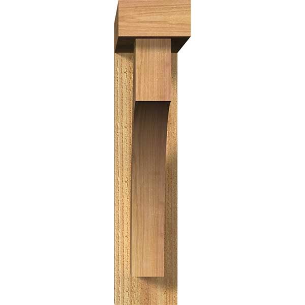 4x22W x 18x22D x 18x22H Western Red Cedar Bracket with Offset Brace Q343140