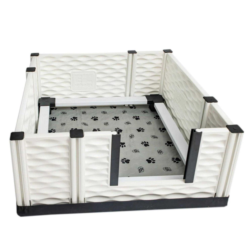 Puppy Dog Whelping Box Playpen with Rails & Liner R233