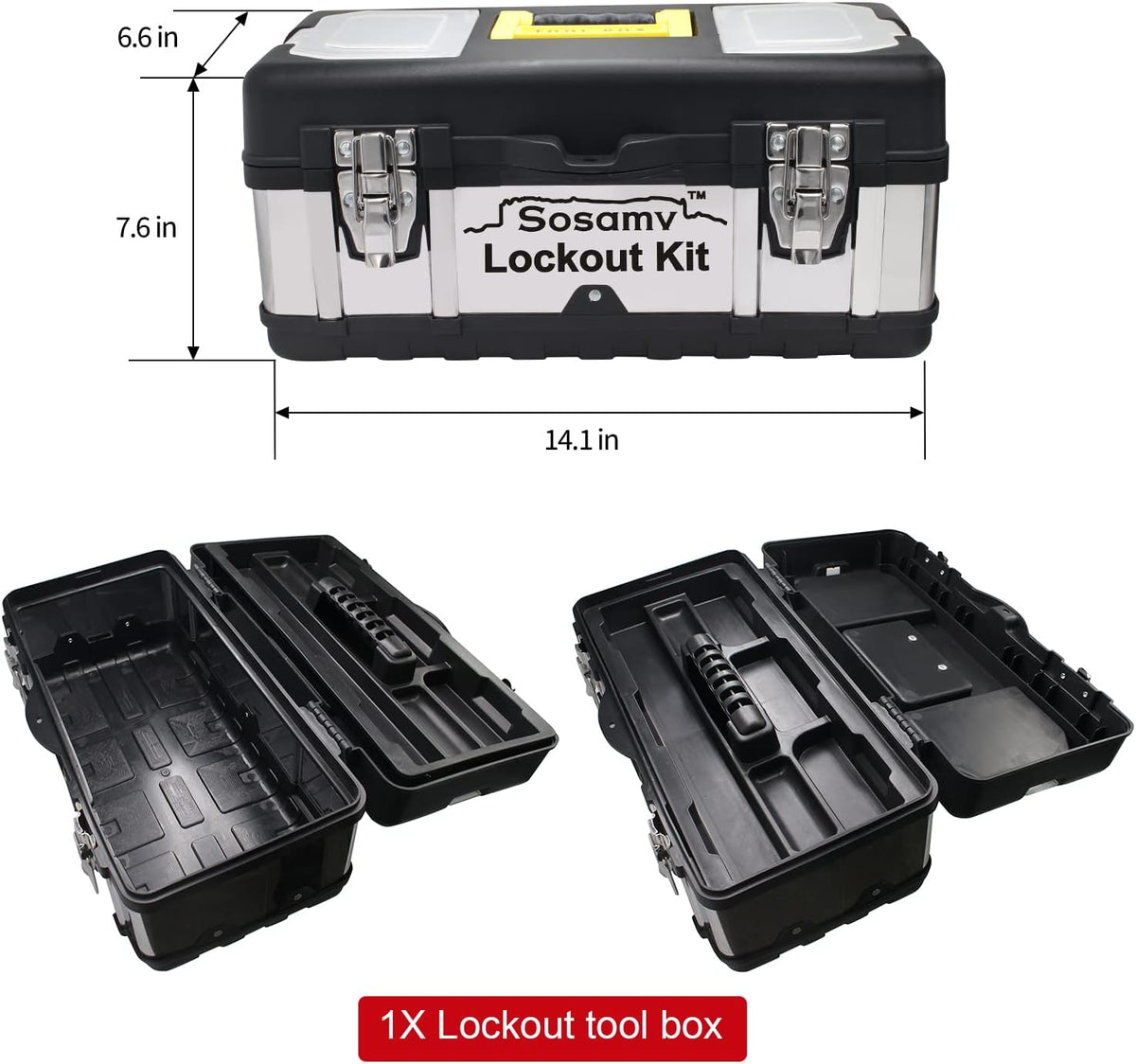 Lockout Tagout Kit with Safety Padlocks, Circuit Breaker Lockout, Plug Loto, Cable Loto, Loto Tags, Gate Valve Loto Y8628
