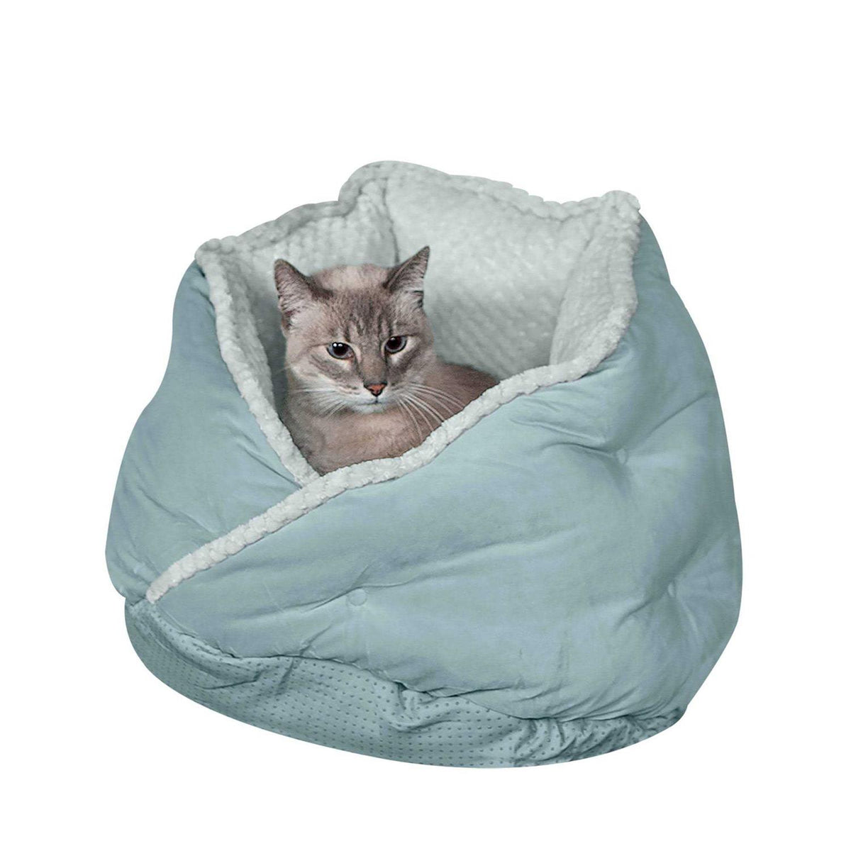 Faux Fur Velvet Calming Hug Bed V302741