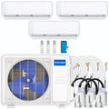 36,000 BTU 3 Zone Ductless Air Conditioner and Heat Pump D8684
