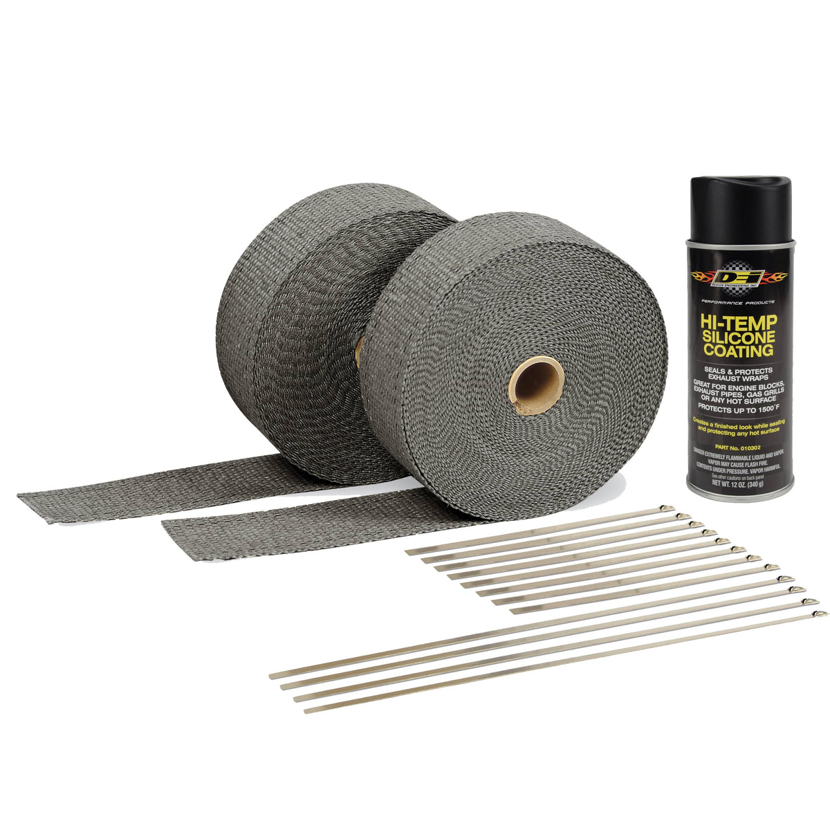 Black Exhaust Wrap Kit V5011