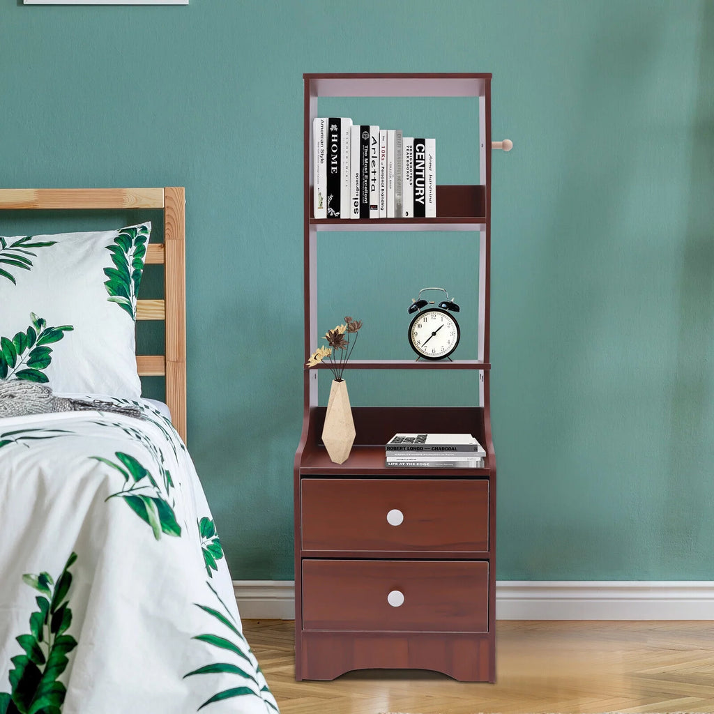 Tall Nightstand with 2 Drawers R50017