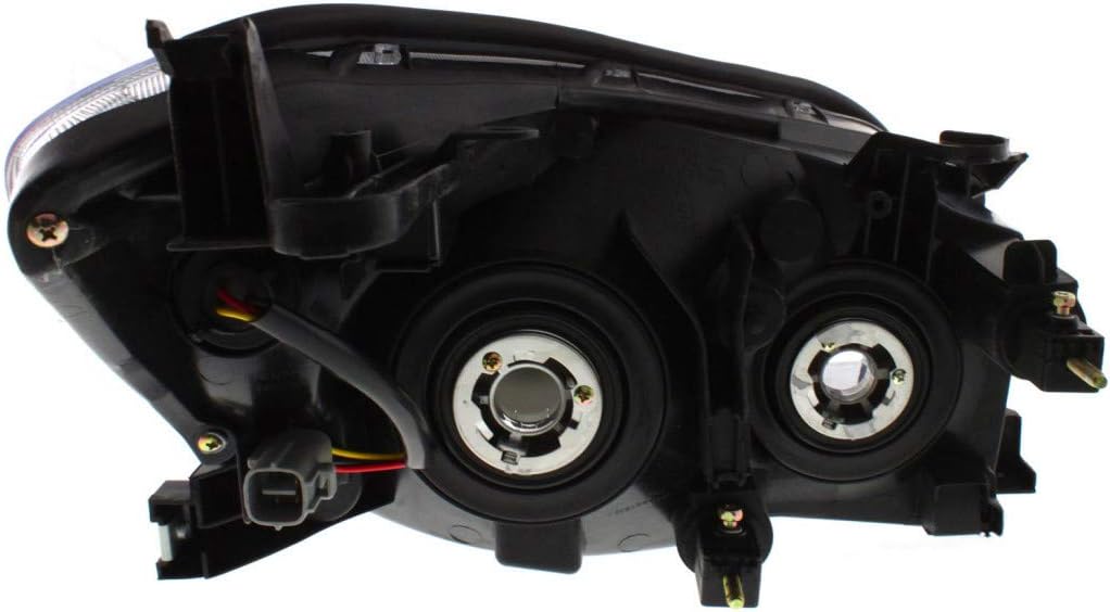 For Toyota RAV4 Headlight 2006 2007 2008 Driver and Passenger Side Pair Clear Lens Black Interior Sport Model B4660