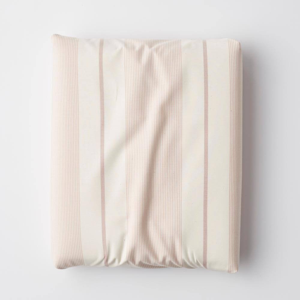 Pink 200-Thread Count Cotton Percale Queen Fitted Sheet Q2951