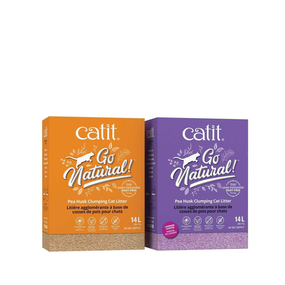 Pea Husk Clumping Cat Litter S68115