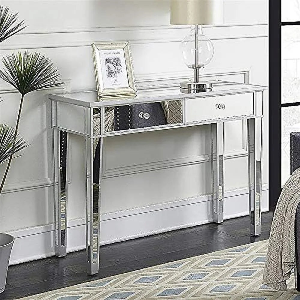 Mirrored Console Table with 2 Drawers L38114