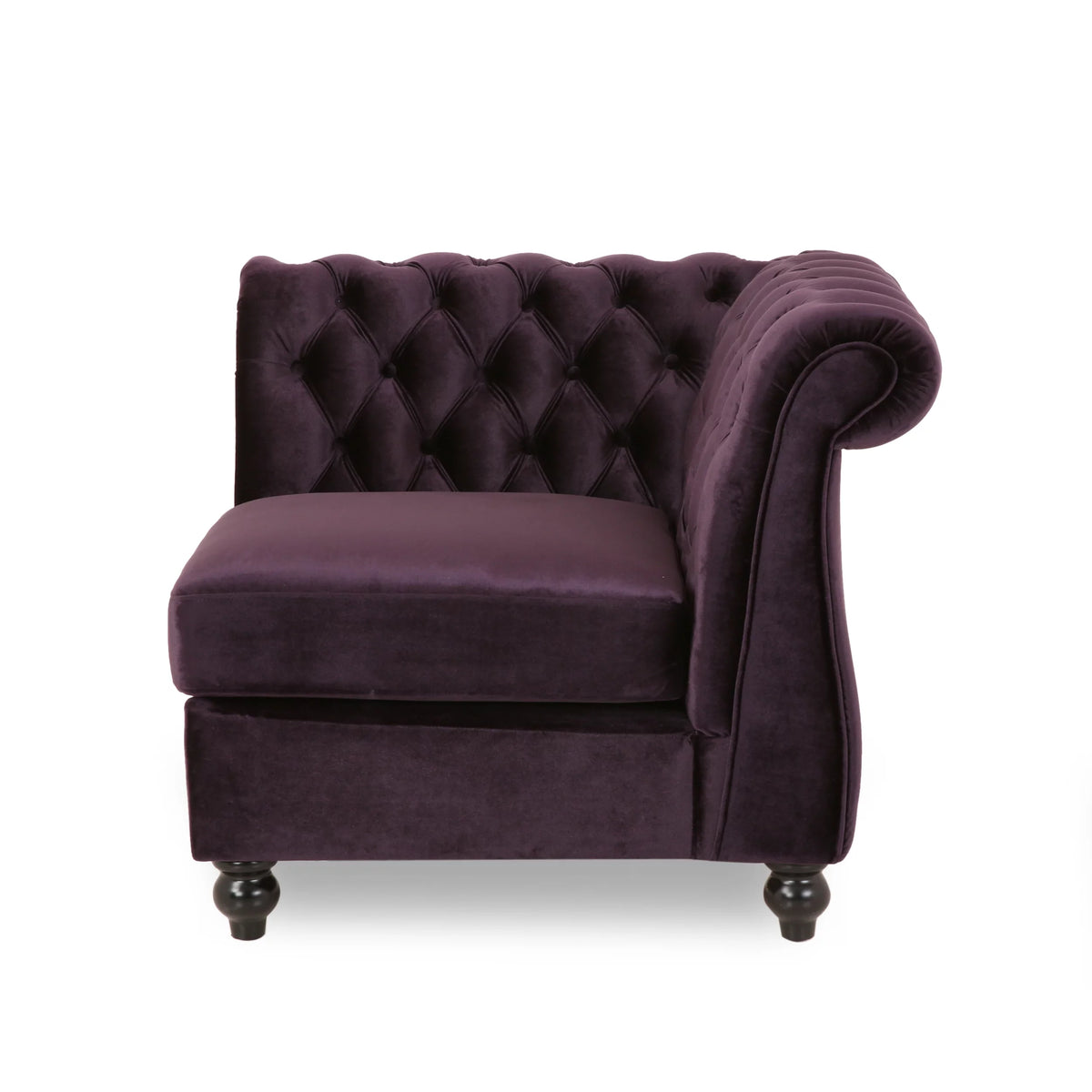 7 Seater Velvet Tufted Sectional H227