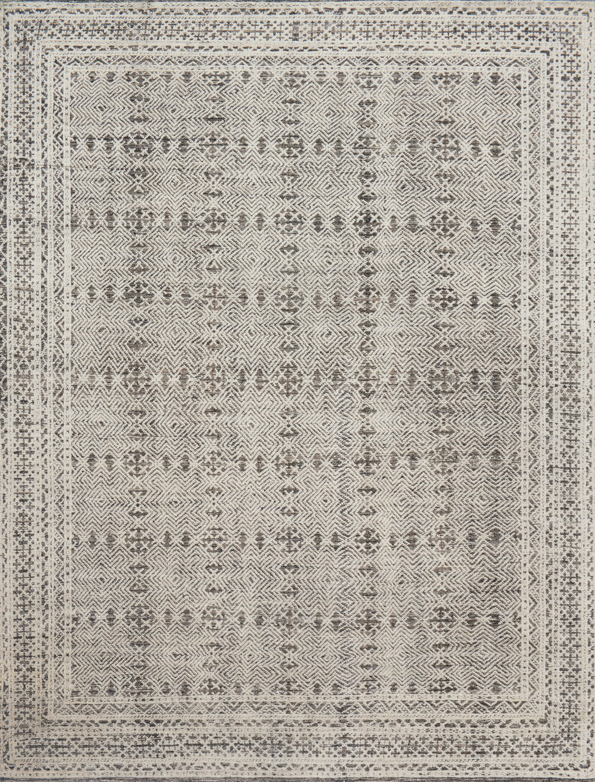 Grey Ivory 8' x 10' Rug D181
