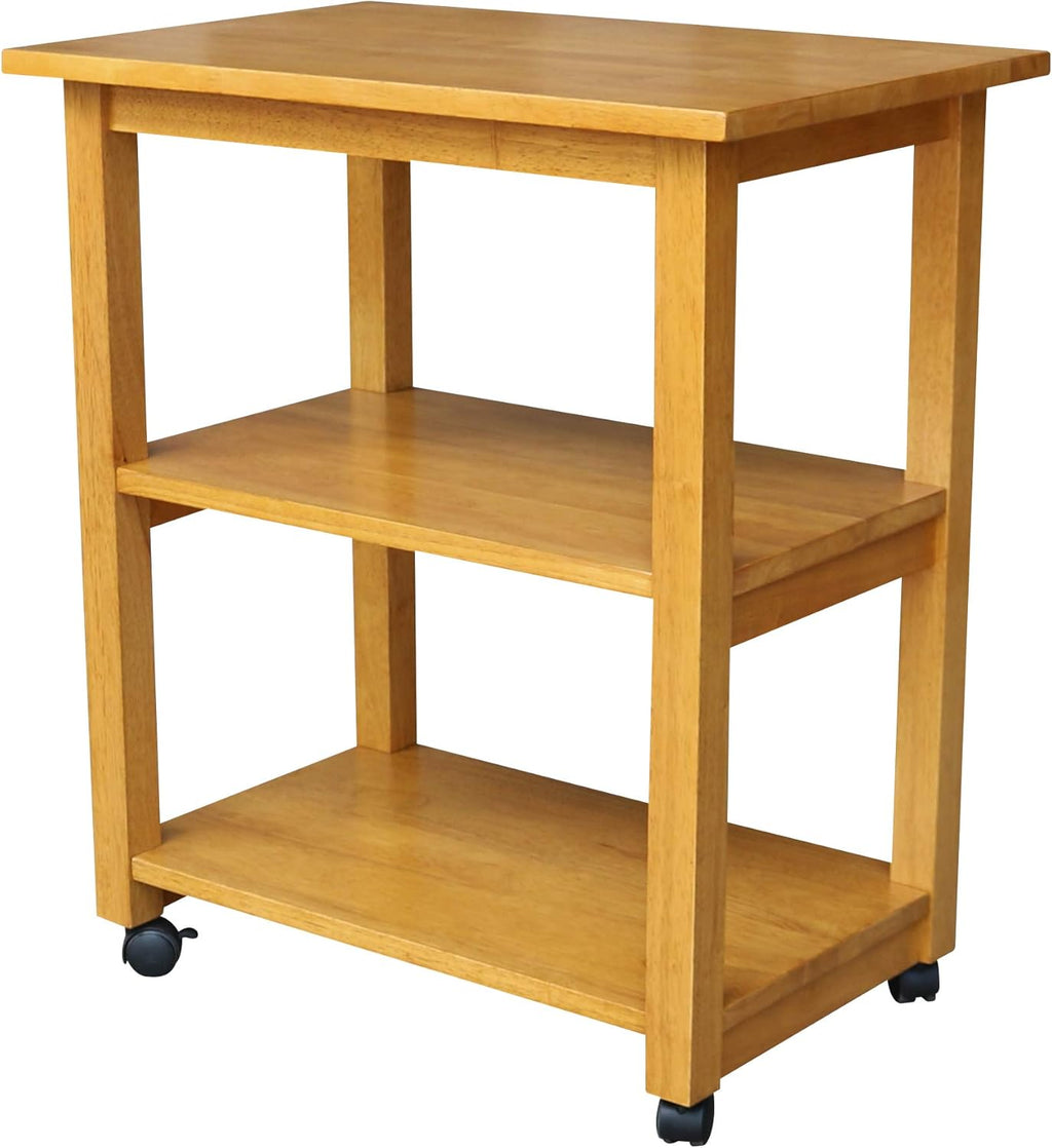 Oak Microwave Cart N50680