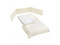 Beige Cotton 3 Piece Crib Bedding Set E6478