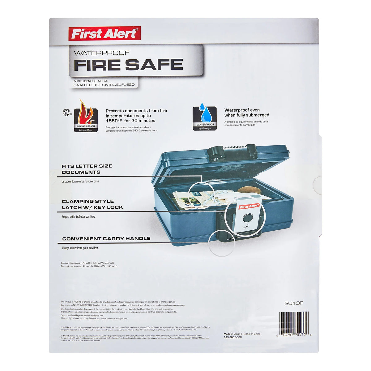 Water and Fire Protector File Chest M2497