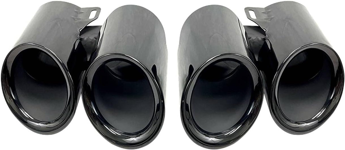 Black Stainless Muffler Tail Tip Exhaust Pipe S27498