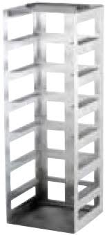 Freezer Rack with Handle and Locking Rod, Holds 7 Boxes (2-Inch) O558