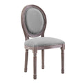 Light Grey Fabric Wood Side Chair G4059