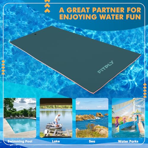 11.5 Ft Floating Mat, 3-Layer XPE Foam Pad D618285