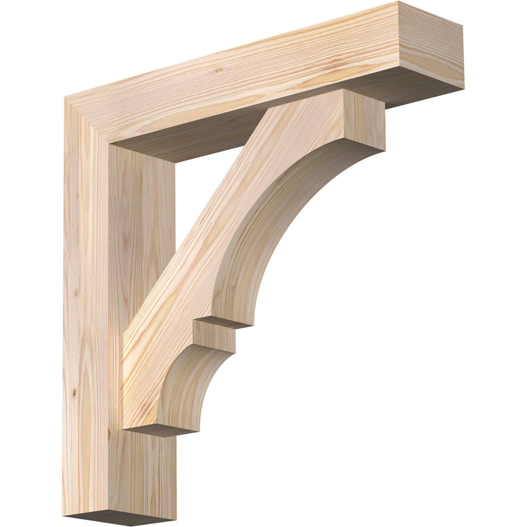 5 1/2x22W x 24x22D x 24x22H Douglas Fir Smooth Bracket B314402