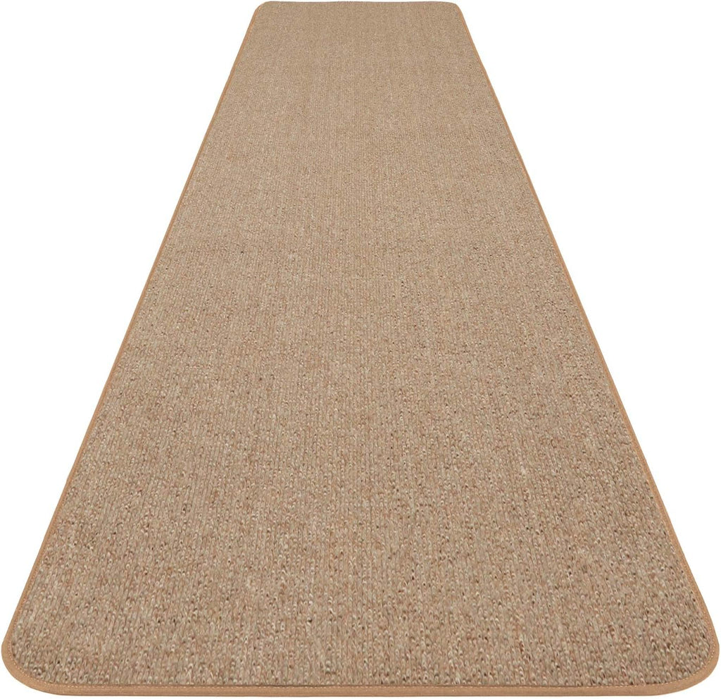 Pebble Beige 6 Feet X 36 Inches Skid-Resistant Carpet Runner U331