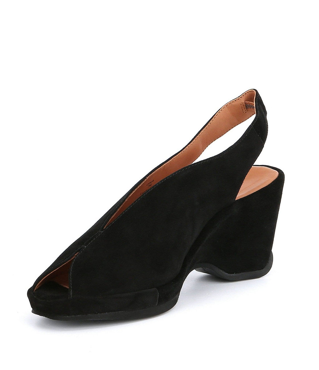 Suede Slingback Pumps S36036