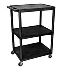 Black 3 Shelf Cart T22740