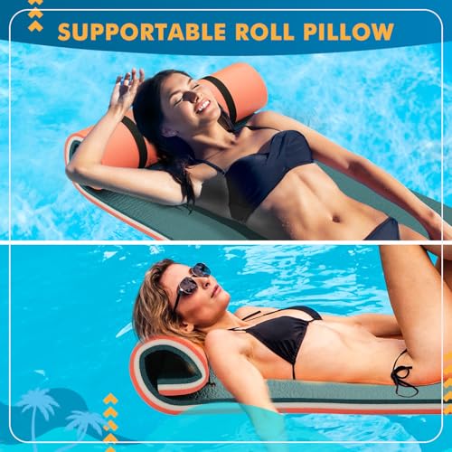 11.5 Ft Floating Mat, 3-Layer XPE Foam Pad D618285