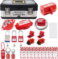 Lockout Tagout Kit with Safety Padlocks, Circuit Breaker Lockout, Plug Loto, Cable Loto, Loto Tags, Gate Valve Loto Y8628