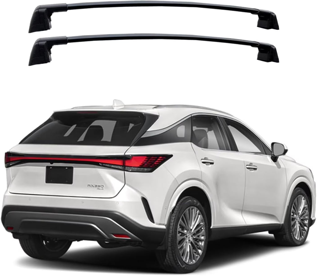 Black Lockable Roof Rack Crossbars Y261