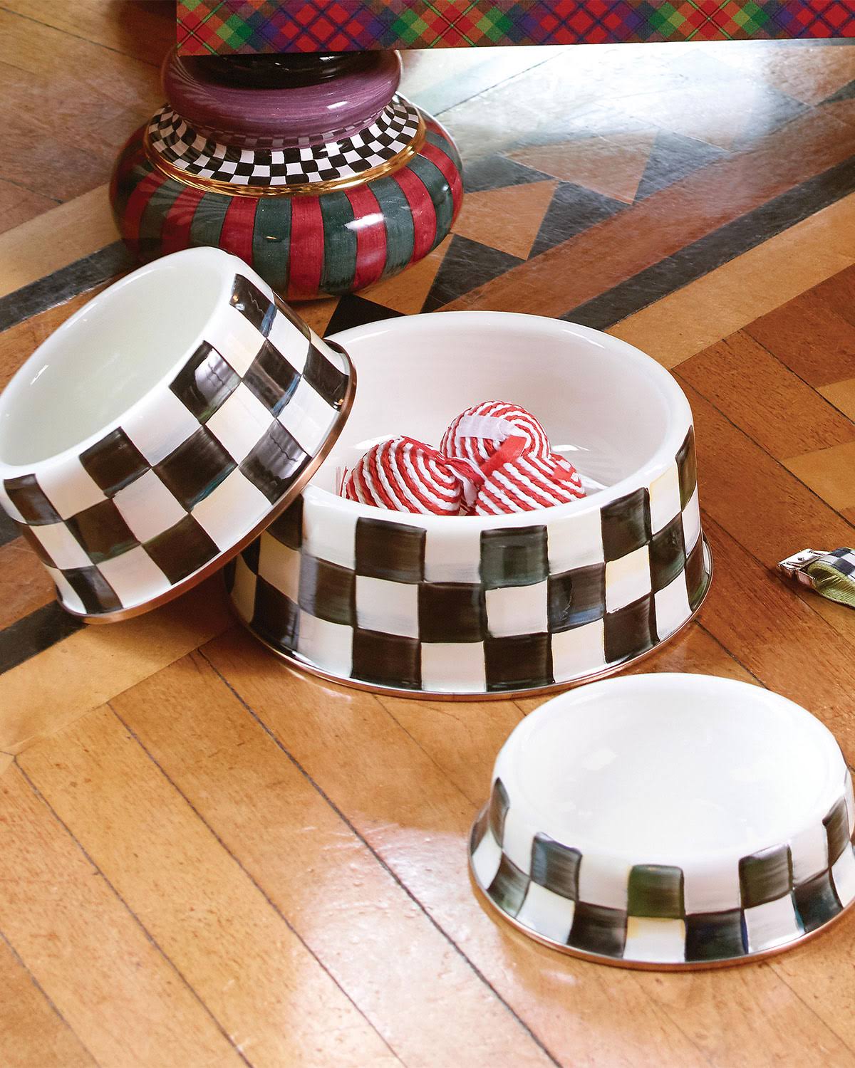 Enamel Cat Dish C52870