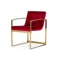 Wide Velvet Armchair F7728
