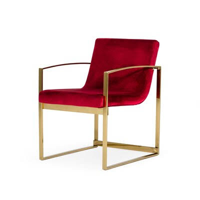 Wide Velvet Armchair F7728