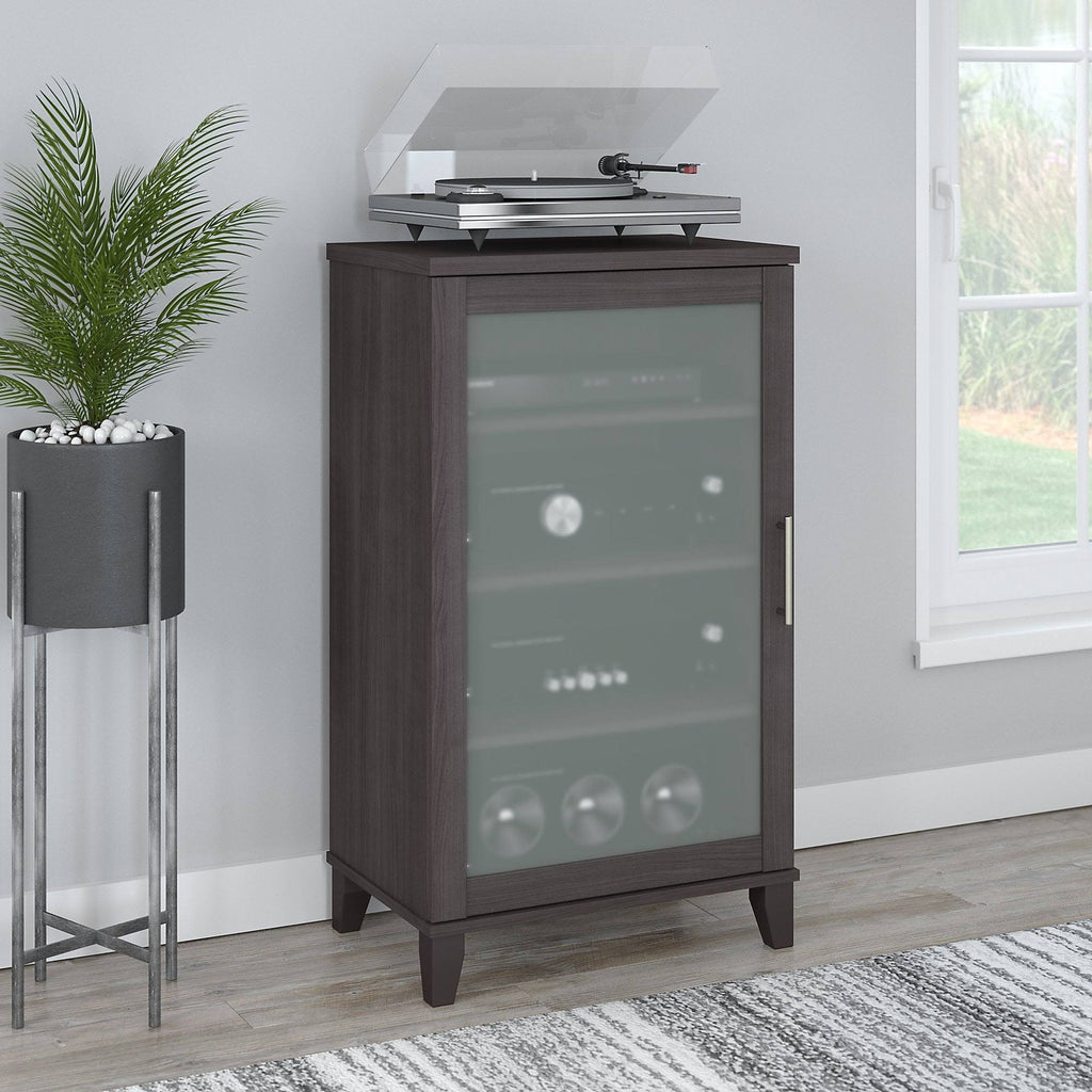Storm Gray Media Accent Cabinet P73013