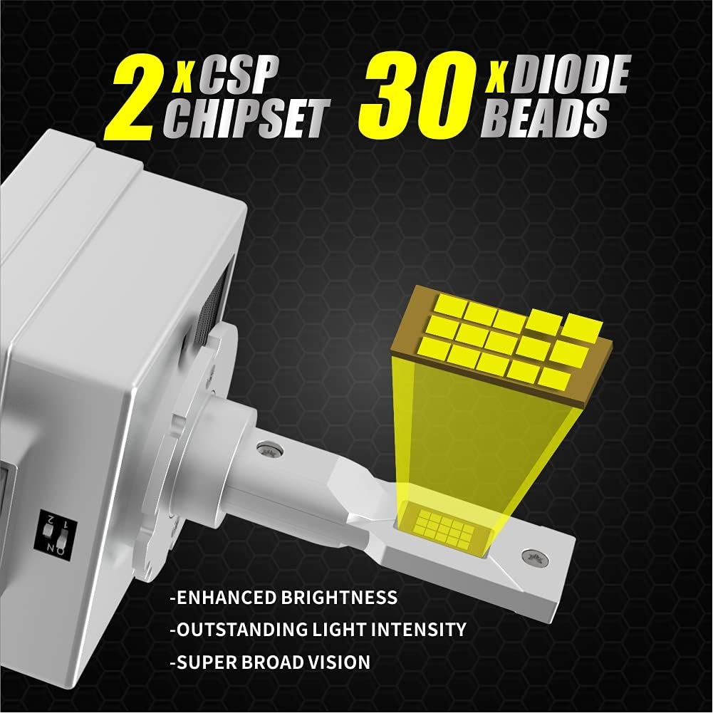 D1S LED Headlight Bulb 6000K White 35W 2 Pack I386504