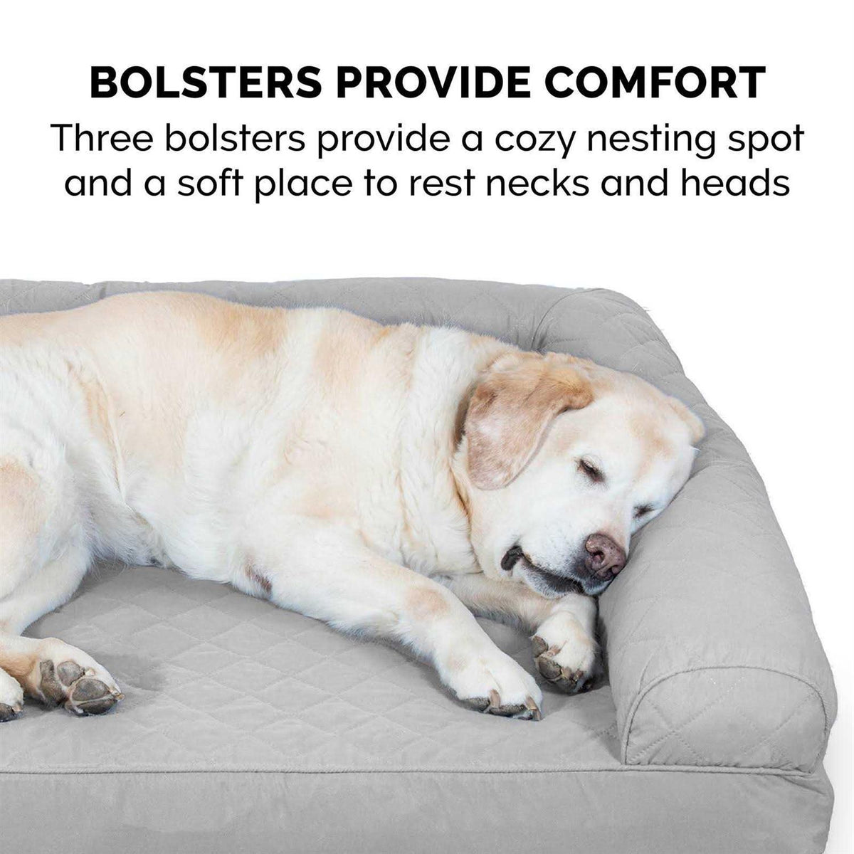 Quilted Orthopedic Sofa Pet Bed E953792