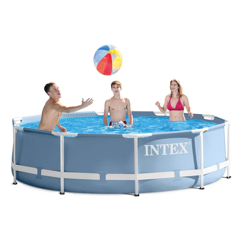 12ft x 30in Above Ground Swimming Pool with Filter Pump H5231