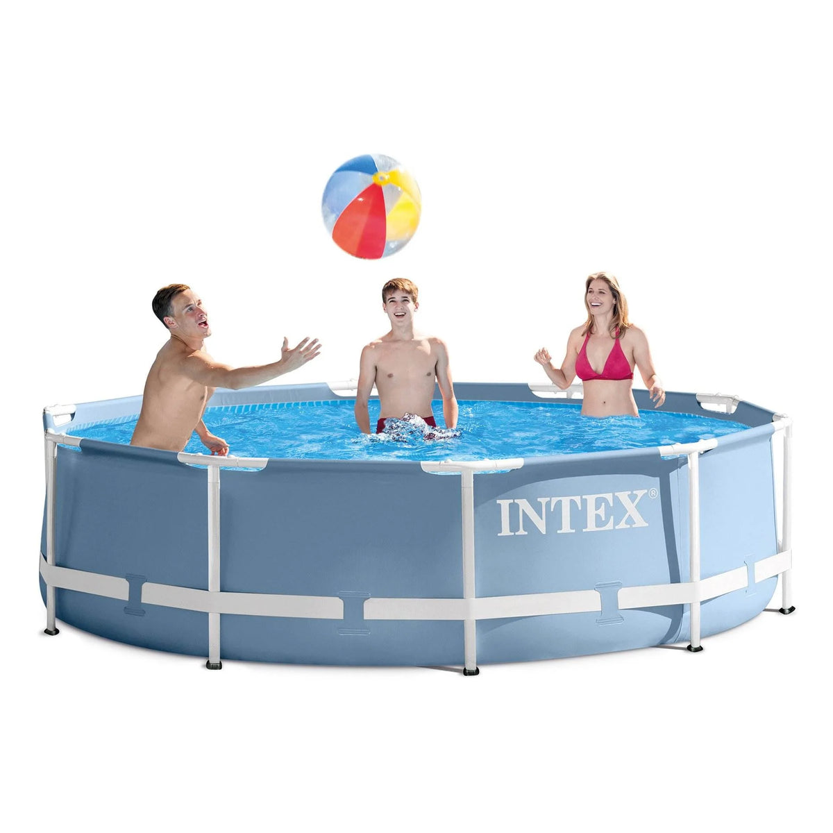 12ft x 30in Above Ground Swimming Pool with Filter Pump H5231