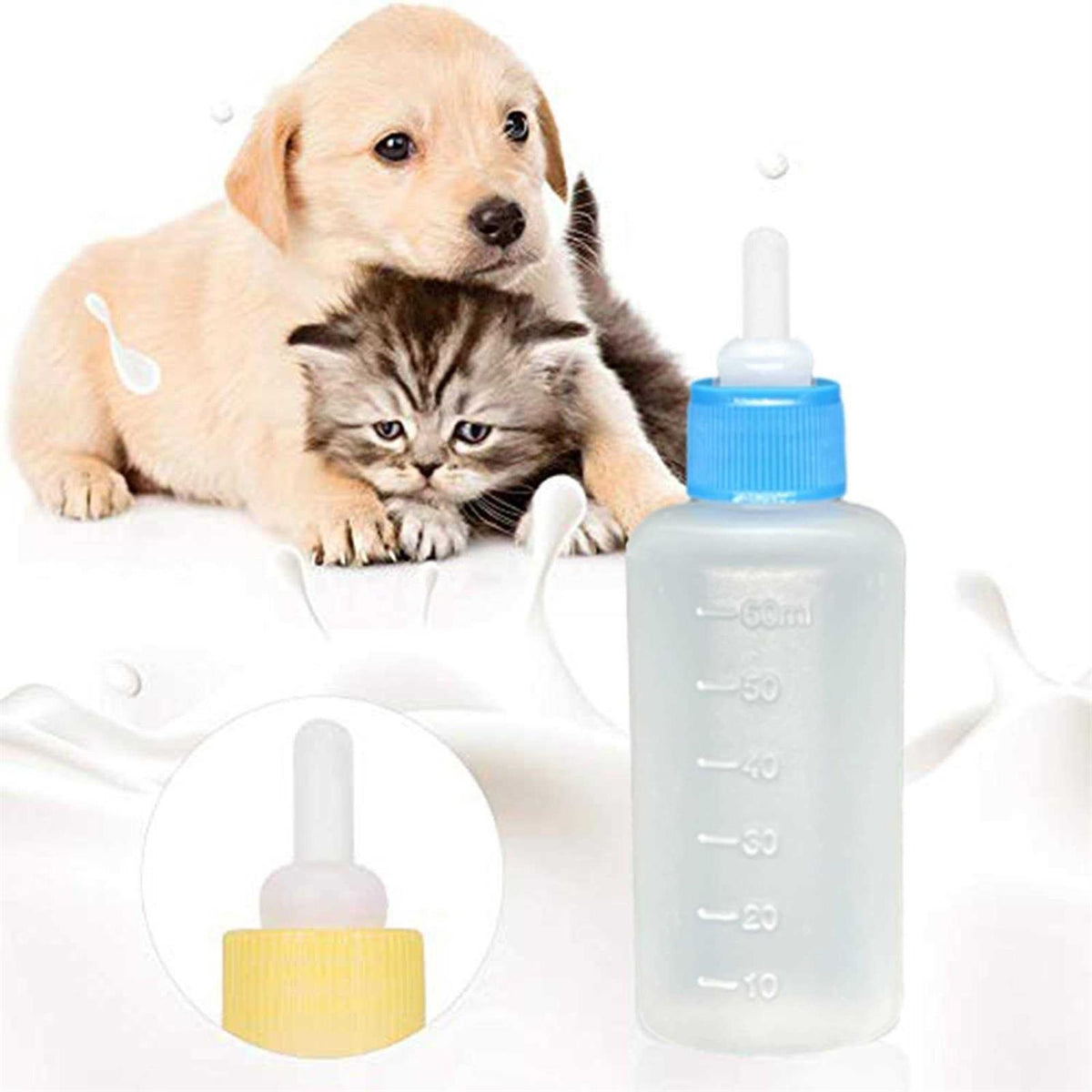Pet Bottle Kit Squeeze Liquid Bottle Replaceable Silicone Teat D96752