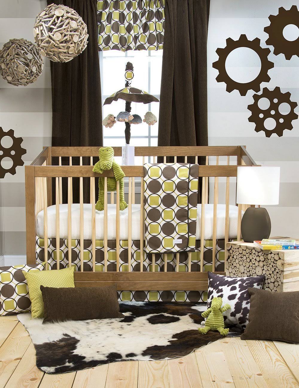 3 Piece Crib Bedding Set F89016