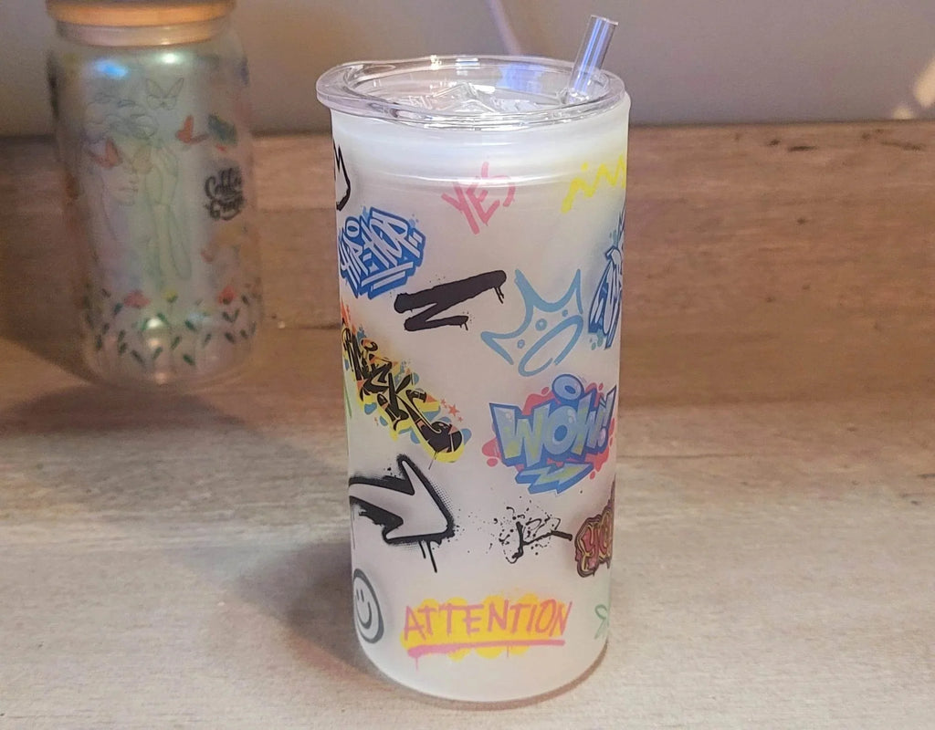 20 oz Beer Can Glass D60863