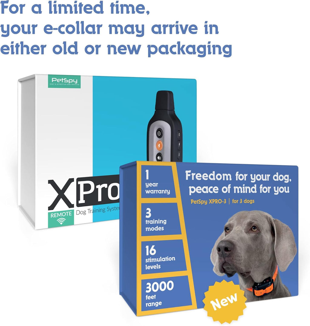 3 Dog Remote Training Collar with Vibration and Beep M51878