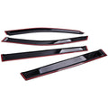 4Pcs Window Visor Sun Rain Guard Vent Shade X3567