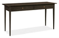 Charcoal Stain Maple Solid Wood Console Table with Cherry Wood Knobs C880465